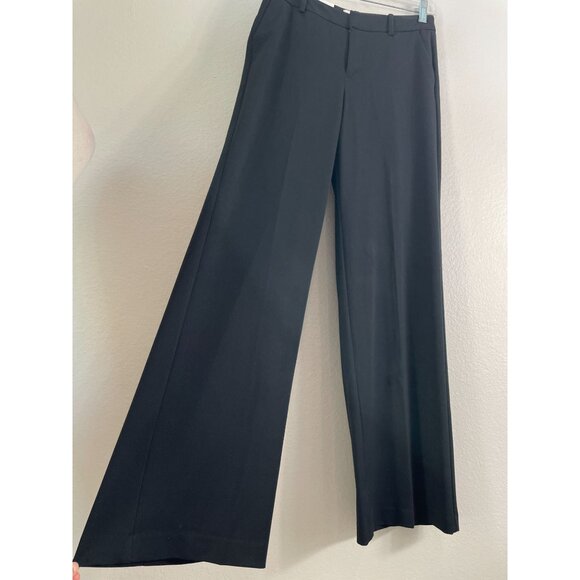 NEW A.N.A Womens 4R Black Wide Leg High Rise Pants Work Career Trousers - Picture 2 of 9